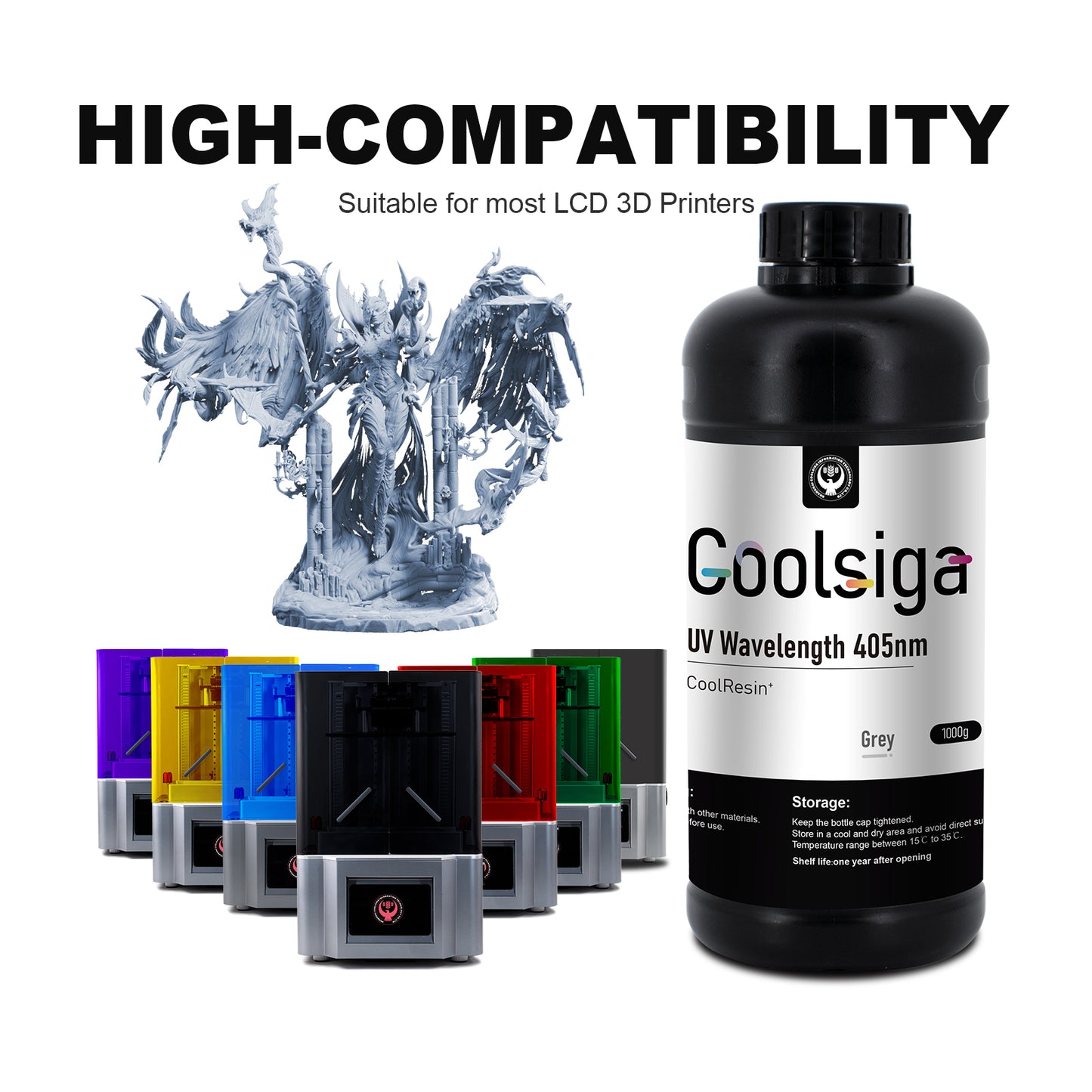 CoolResin+ High Toughness&Rigid  Photopolymer Resin